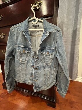 Joe Fresh Light Blue Denim Jean Jacket with Chest Pockets